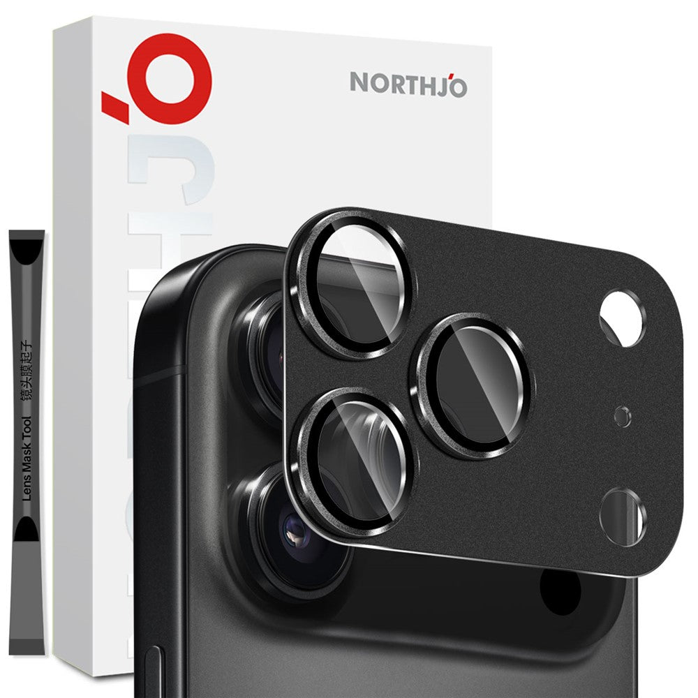 NORTHJO Kamerahüllen-Schutz für iPhone 17 Pro Max: Mattes Metall & Integriertes Panzerglas