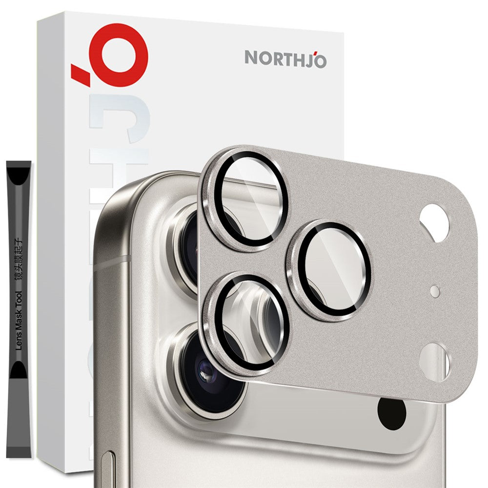 NORTHJO Kamerahüllen-Schutz für iPhone 17 Pro Max: Mattes Metall & Integriertes Panzerglas