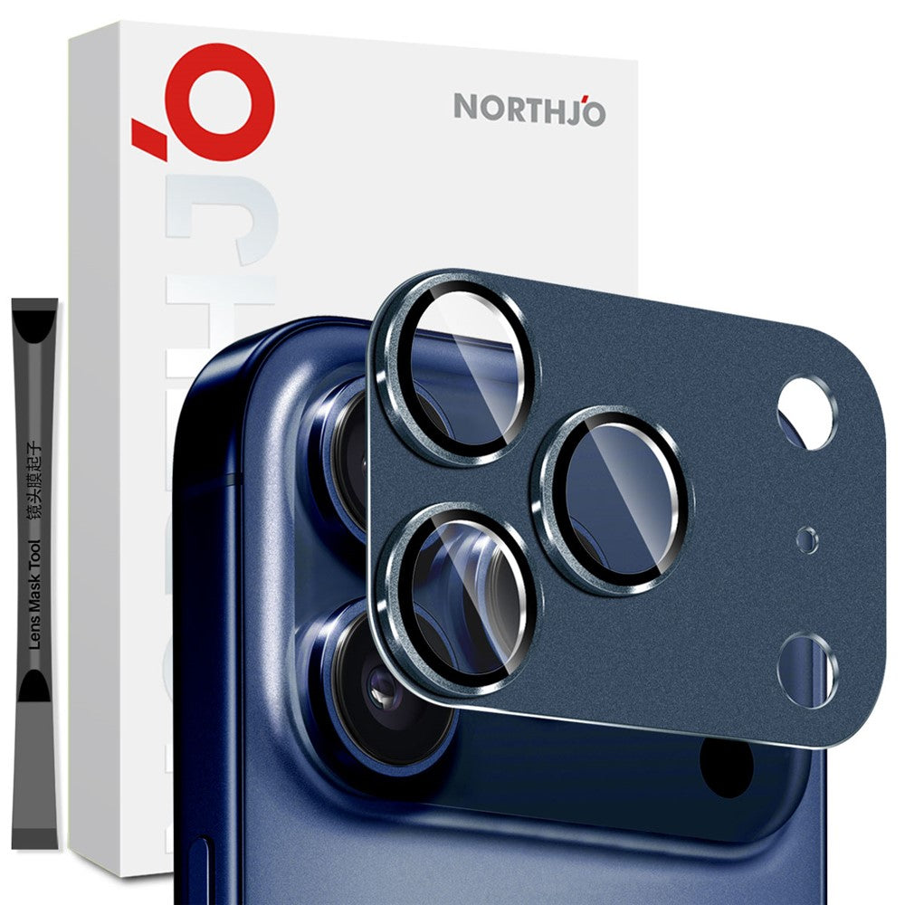 NORTHJO Kamerahüllen-Schutz für iPhone 17 Pro Max: Mattes Metall & Integriertes Panzerglas