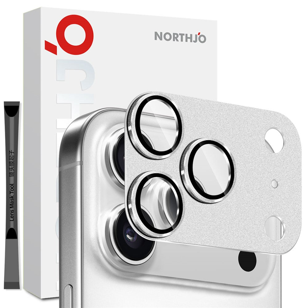NORTHJO Kamerahüllen-Schutz für iPhone 17 Pro Max: Mattes Metall & Integriertes Panzerglas
