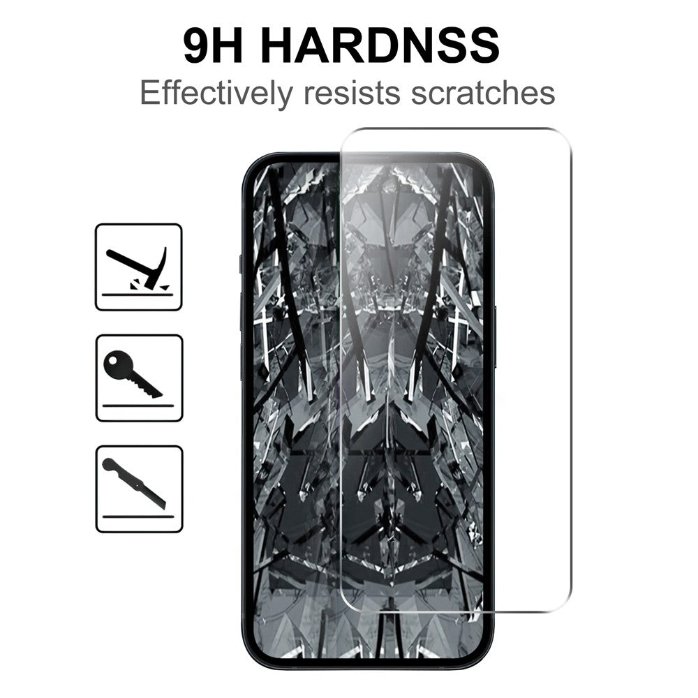 For Samsung Galaxy A25 5G (Global) (161.0 x 76.5 x 8.3mm) Tempered Glass Film 2.5D Arc Edge Ultra Clear Phone Screen Protector