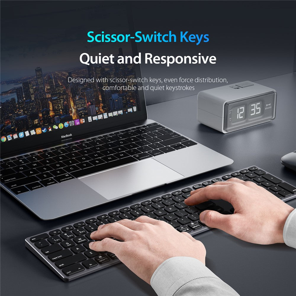 DUX DUCIS Wireless Keyboard  Wireless Keyboard  LK Series Mute Keyboard for Laptops/Tablets/Phones