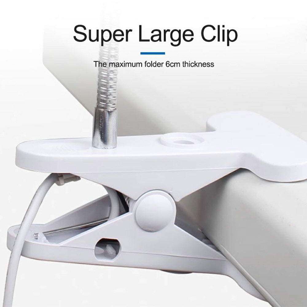 SUNSHINE SS-803 Clamp LED Work Light 360 Degree Adjustable 35 LEDs Metal Flexible Arm Clip-on Desk Lamp for Repair