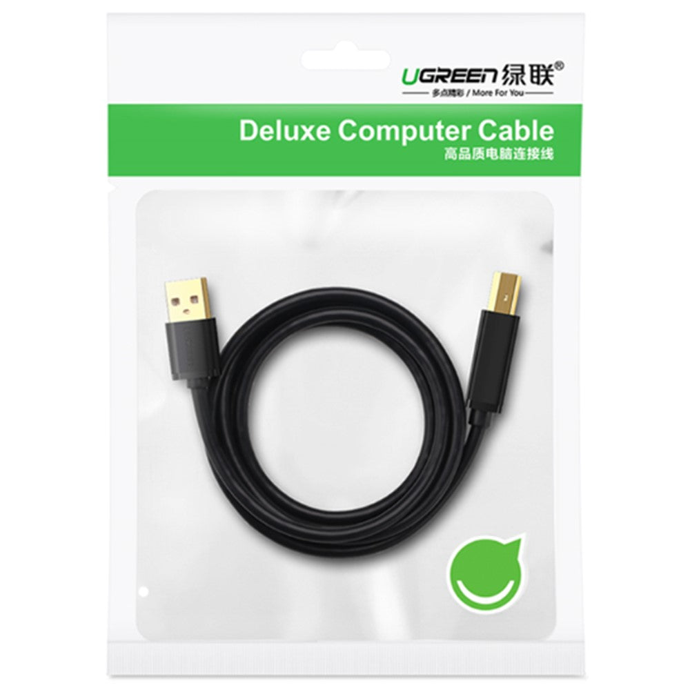 UGREEN 5m Type B Male to A Male Gold Plated Connector USB 2.0 Printer Cable for HP Canon Epson