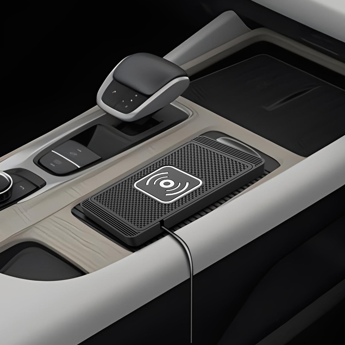 Kabelloses Auto-Ladegerät 15W Qi Schnellladung für Huawei iPhone Samsung