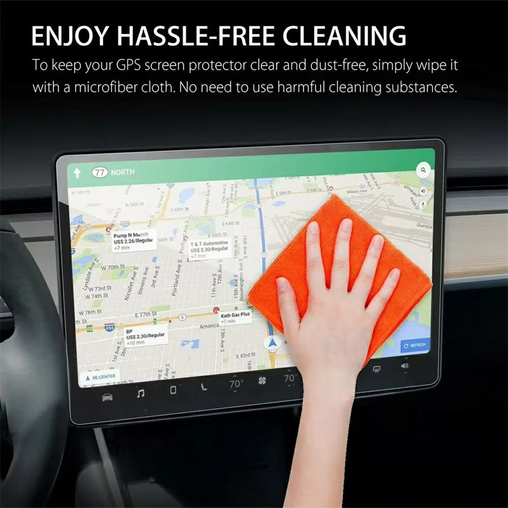 Displayschutzfolie aus Panzerglas für Tesla Model 3 / Y (2023-2025) - 15,4 Zoll