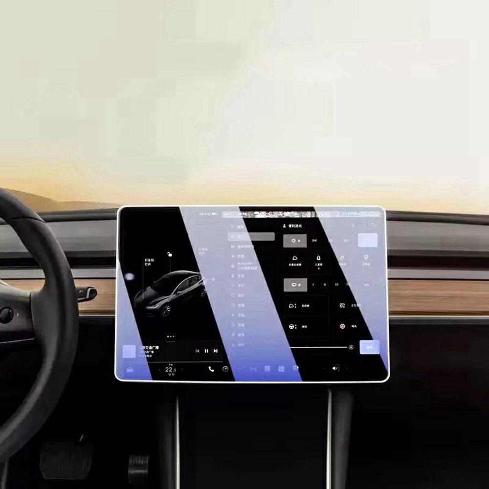 Displayschutzfolie aus Panzerglas für Tesla Model 3 / Y (2023-2025) - 15,4 Zoll
