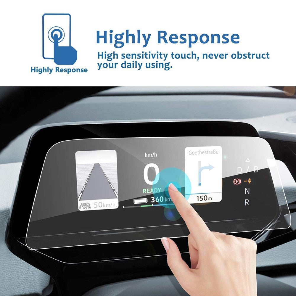 Displayschutzfolie für ID.3 2021-2025 5,3 Zoll: Gehärtetes Glas, Anti-Fingerabdruck