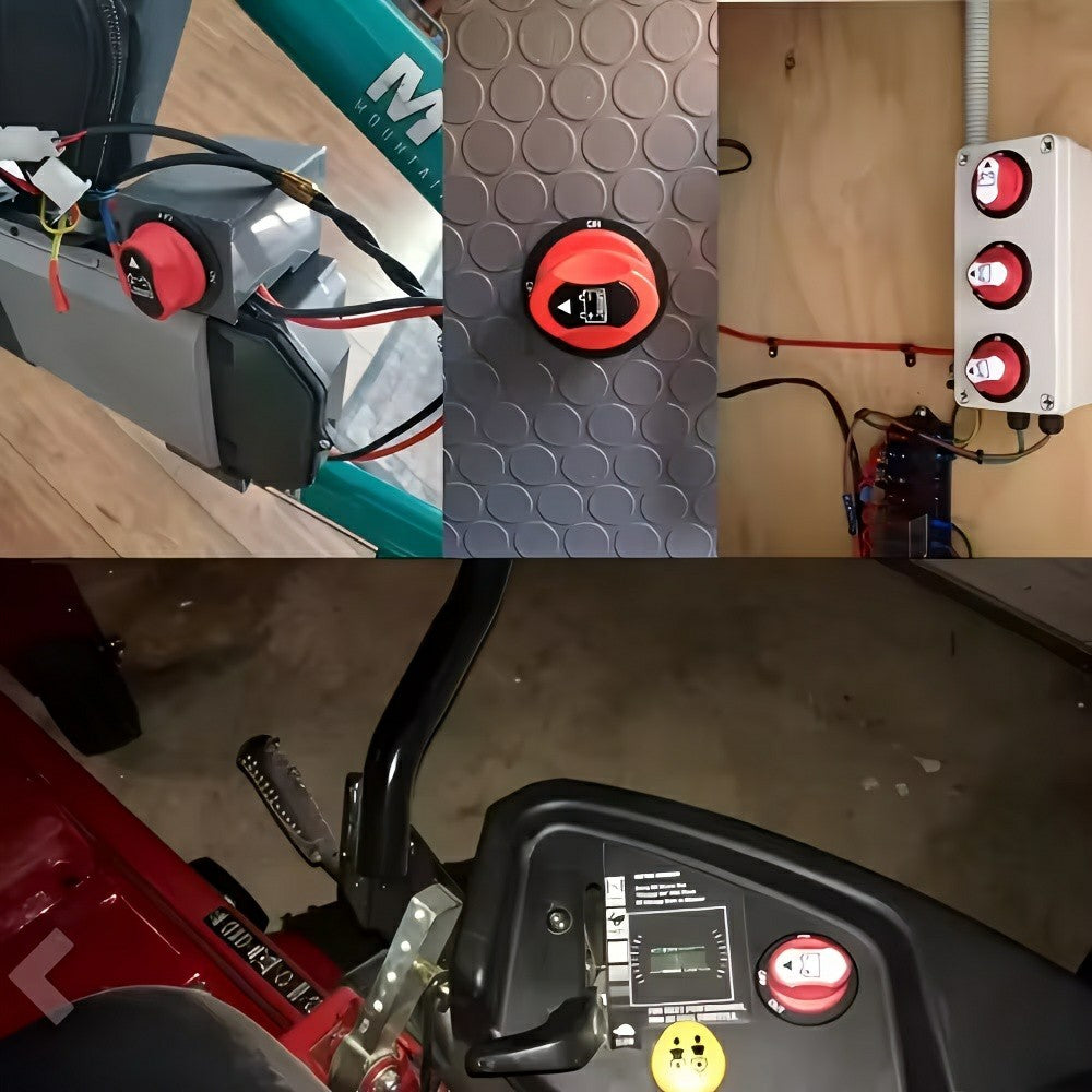 100A Batterie-Trennschalter für Boote & Autos | Drehschalter Schwarz