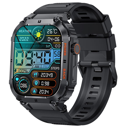 K57 Pro Smartwatch 1,96 Zoll mit Bluetooth-Anruffunktion und Gesundheitsüberwachung