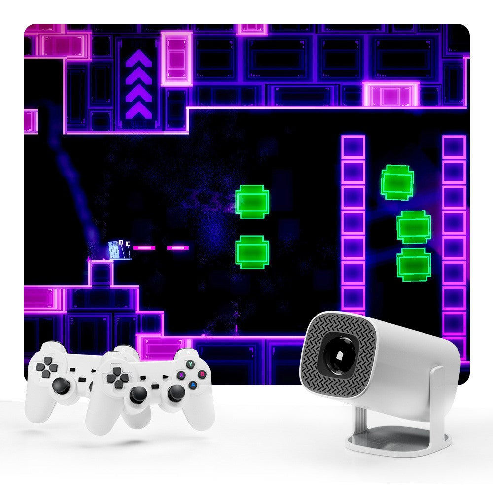 P30 Ultra Portable LED Gaming Projector 150 ANSI Lumens Android 11 WiFi Bluetooth-Compatible Game Projector