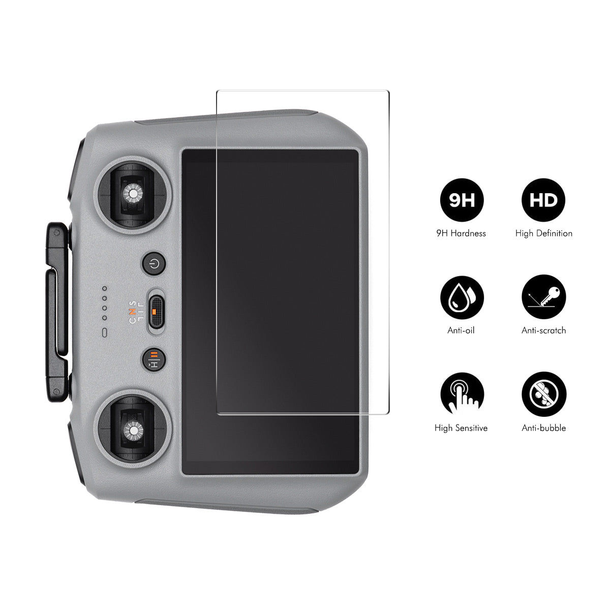 ENKAY HAT PRINCE For DJI RC / DJI RC 2 Screen Protector   9H High Aluminum-Silicon Glass Film