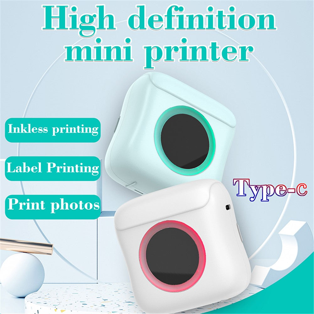 C22 Multifunctional Pocket Thermal Printer Bluetooth-compatible Label Maker, Standard Version