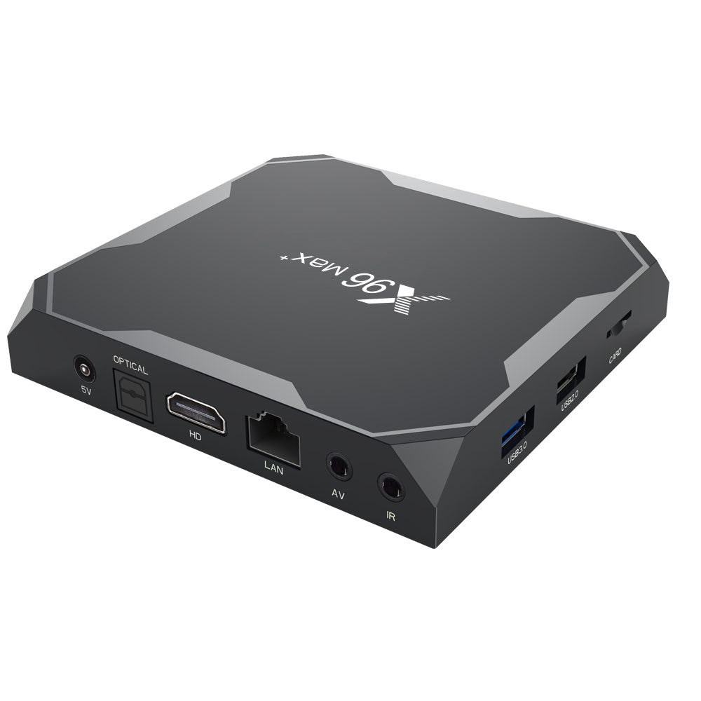 X96 MAX+ Amlogic S905X3 Quad Core Android 9.0 TV Box Bluetooth-compatible WiFi Media Player 4+32GB