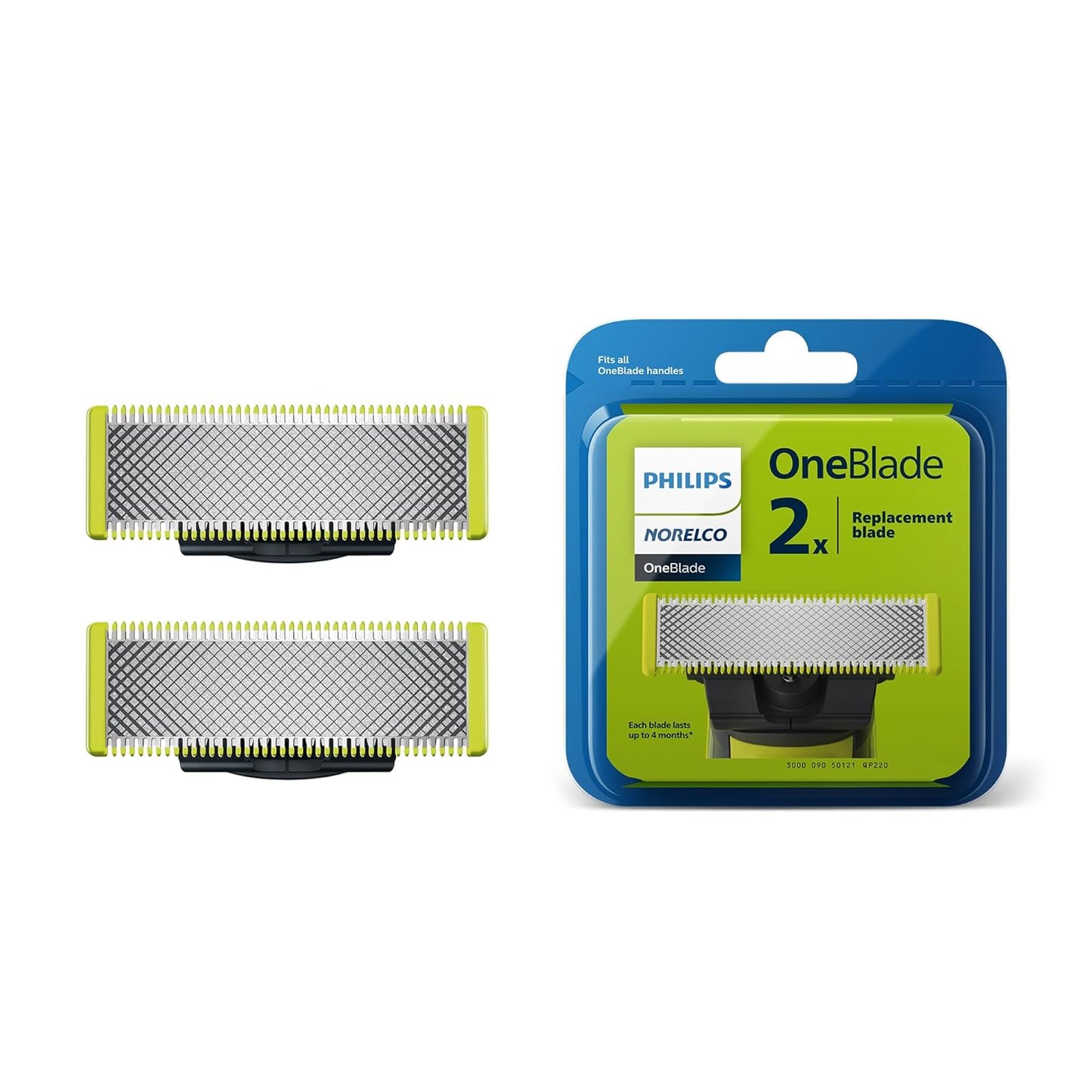 Philips  QP220/80 Oneblade Ersatzklingen, 2 Stück