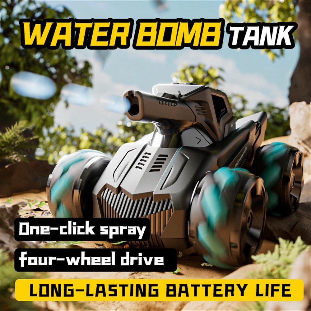 4DRC 4D-Y8 RC Tank Car 4WD Off-Road Water Bullet Shooter 2.4G Remote Control Single Battery