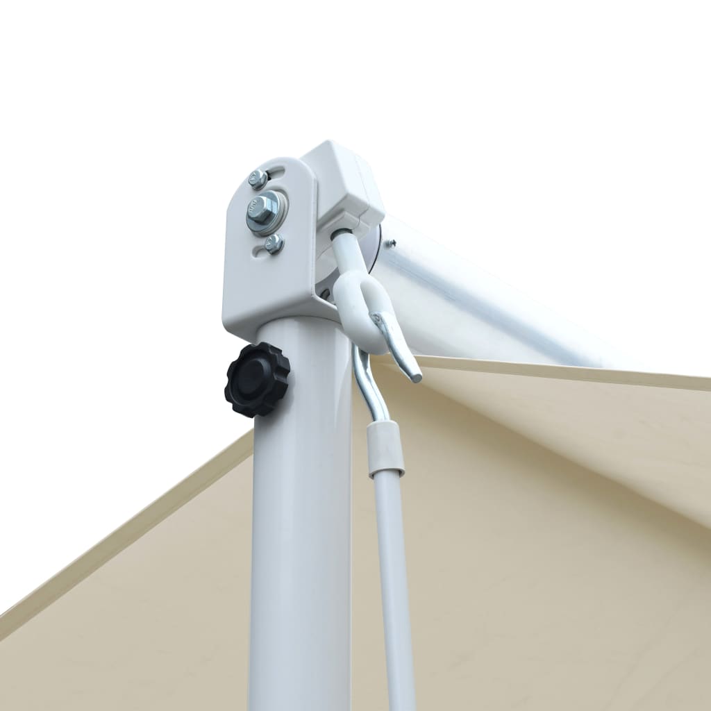 Freistehende Markise Cremefarben 4 X 3 M Creme