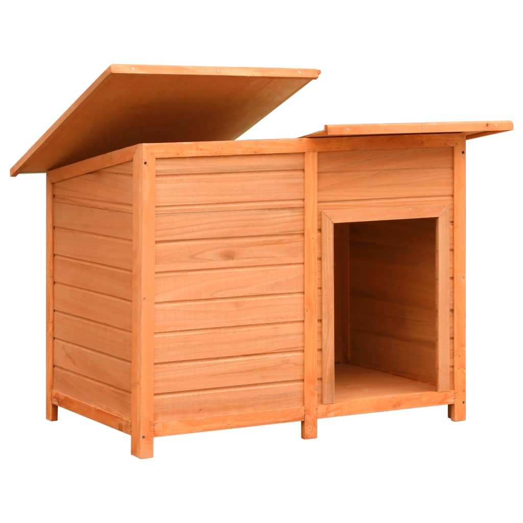 Hundehütte Kiefernholz & Tannenholz 120X77X86 Cm