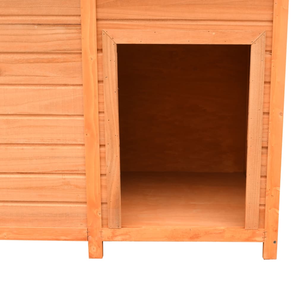 Hundehütte Kiefernholz & Tannenholz 120X77X86 Cm