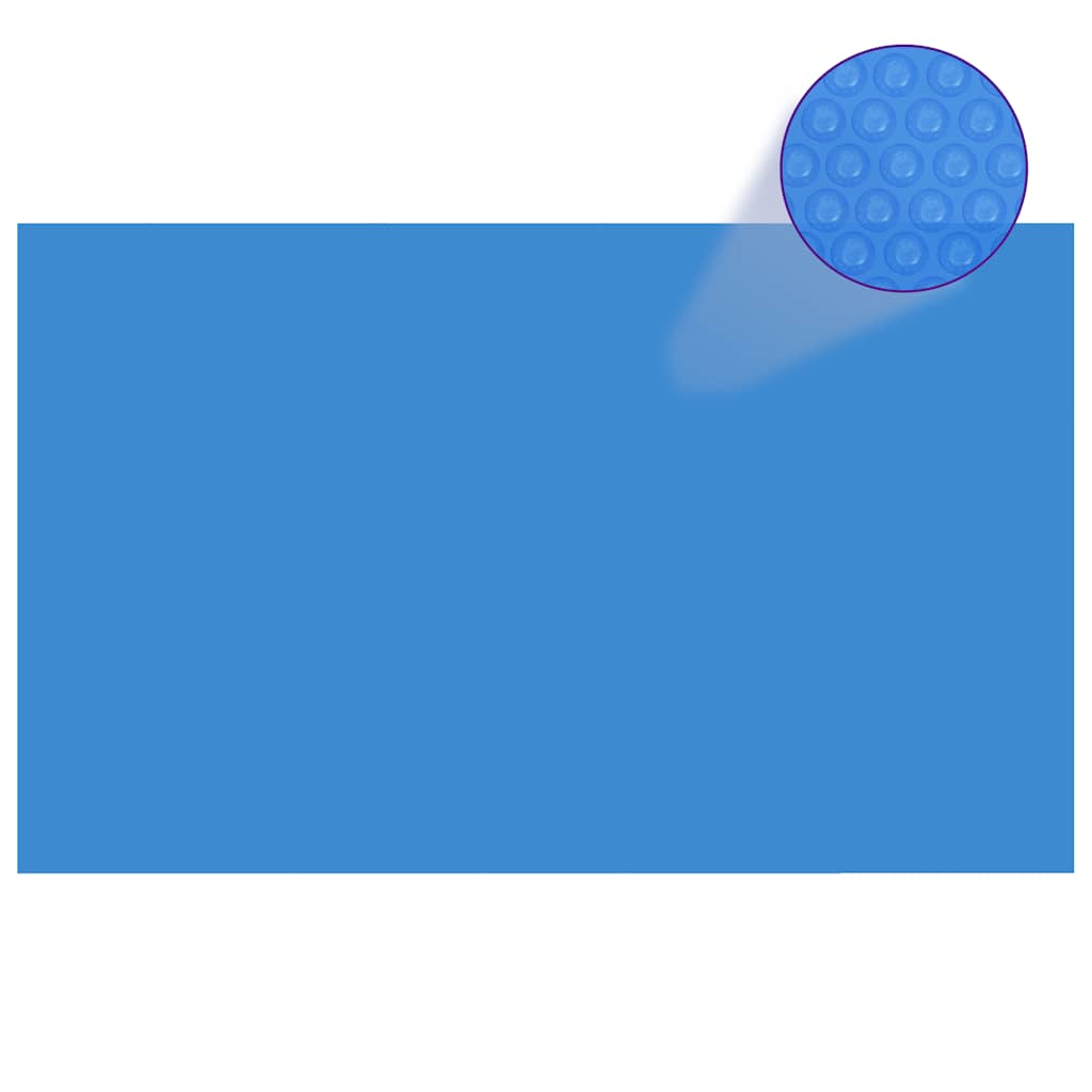 Rechteckige Poolabdeckung Pe Blau
