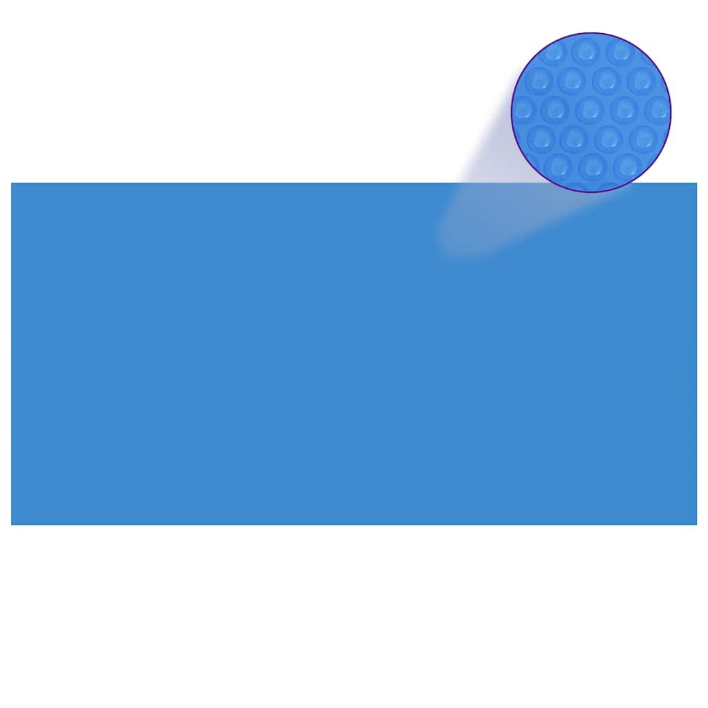 Rechteckige Poolabdeckung Pe Blau