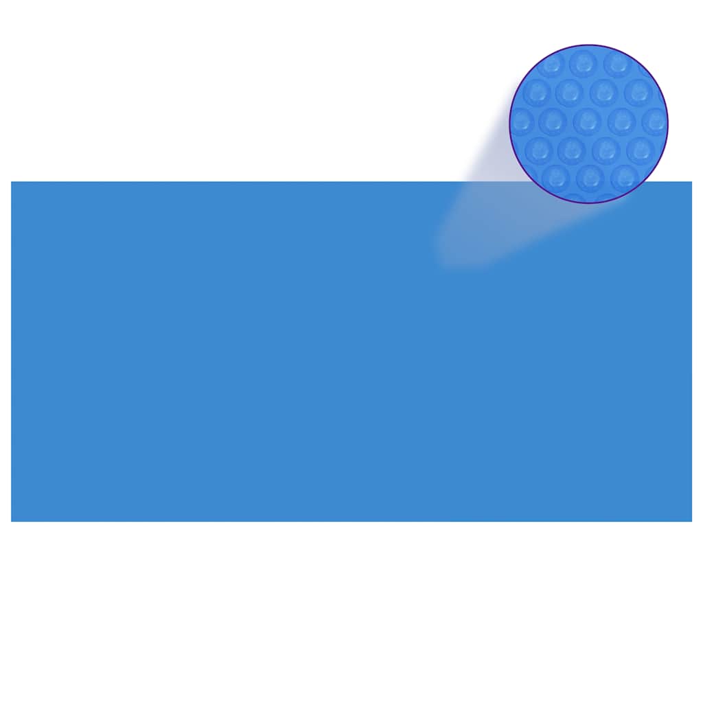 Rechteckige Poolabdeckung Pe Blau