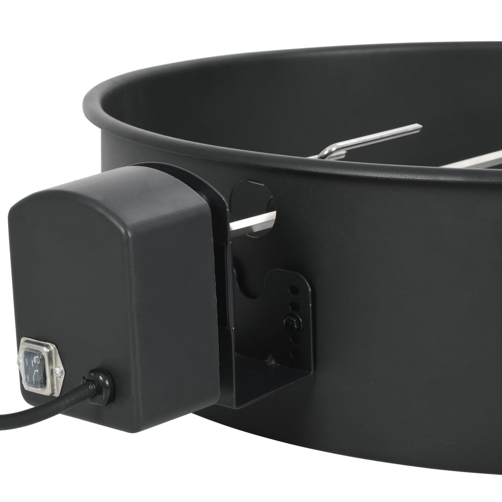 Bbq Rotisserie Ring Set Schwarz
