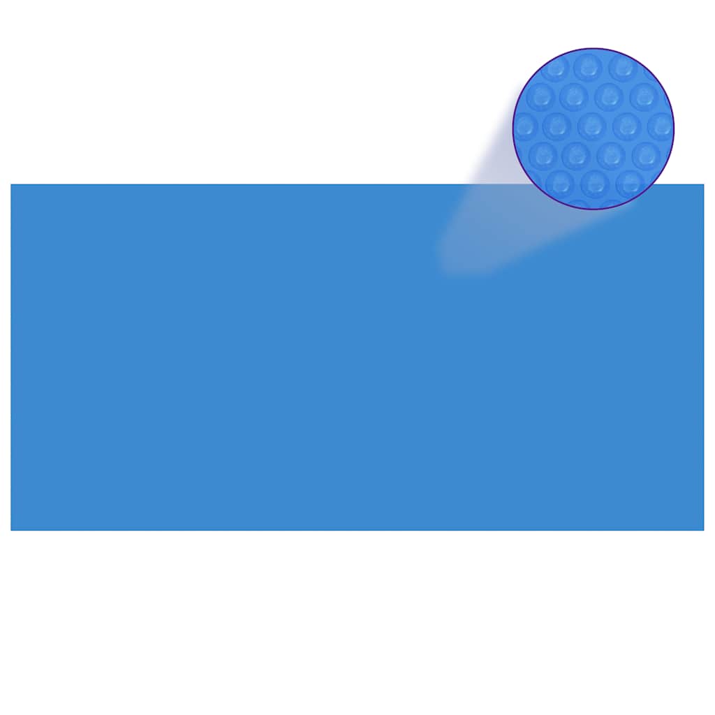 Rechteckige Poolabdeckung Pe Blau