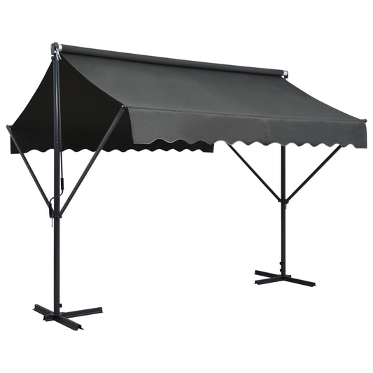Freistehende Markise 300X300 Cm Anthrazit