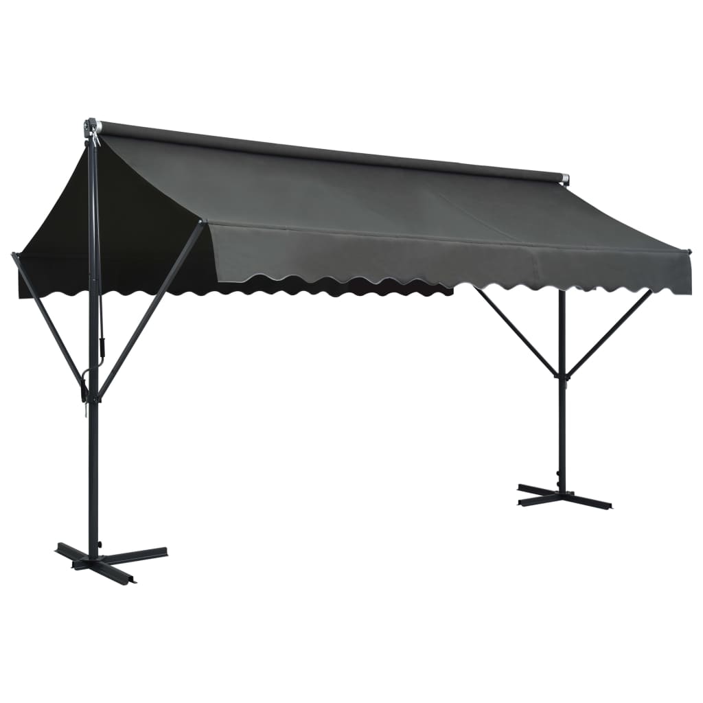 Freistehende Markise 300X300 Cm Anthrazit
