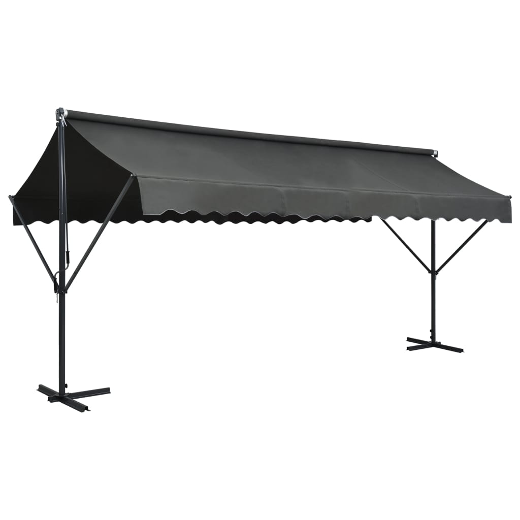 Freistehende Markise 300X300 Cm Anthrazit