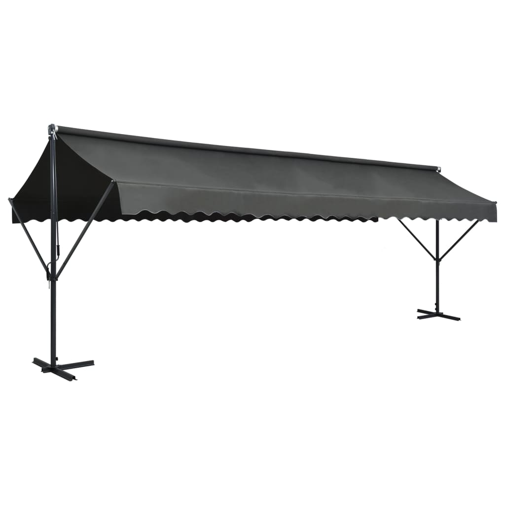 Freistehende Markise 300X300 Cm Anthrazit
