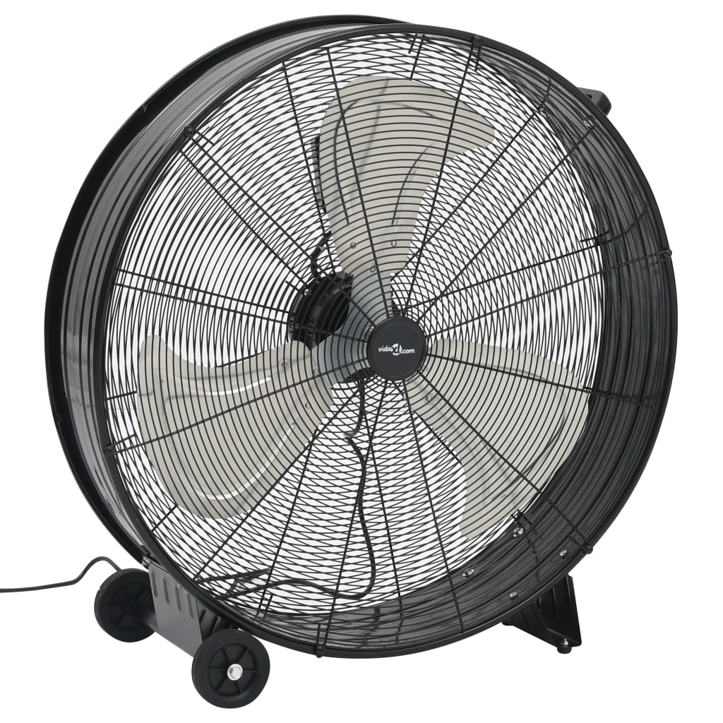 Trommelventilator Industriell 77 Cm 187,7 W Schwarz
