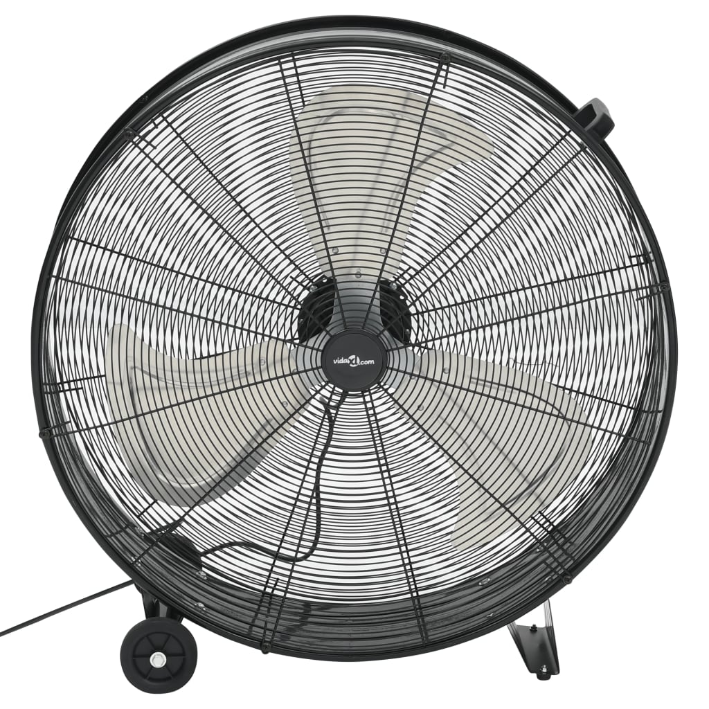 Trommelventilator Industriell 77 Cm 187,7 W Schwarz
