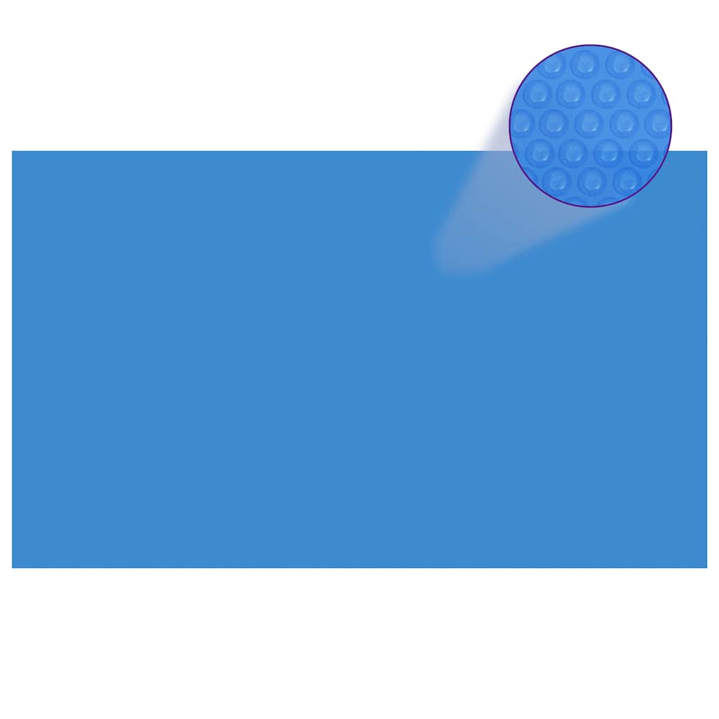 Rechteckige Poolabdeckung Pe Blau