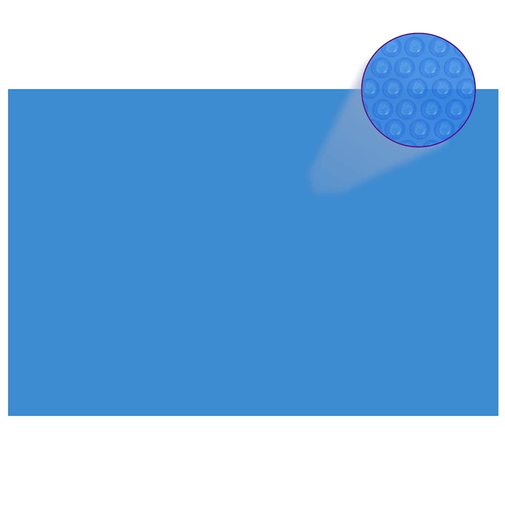 Rechteckige Poolabdeckung Pe Blau