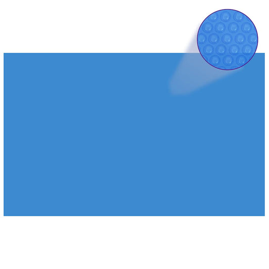 Rechteckige Poolabdeckung Pe Blau