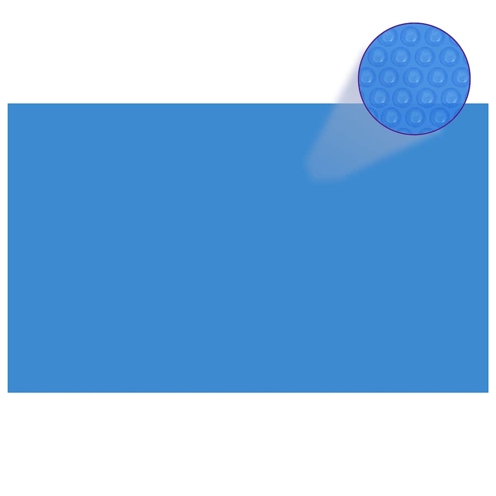 Rechteckige Poolabdeckung Pe Blau