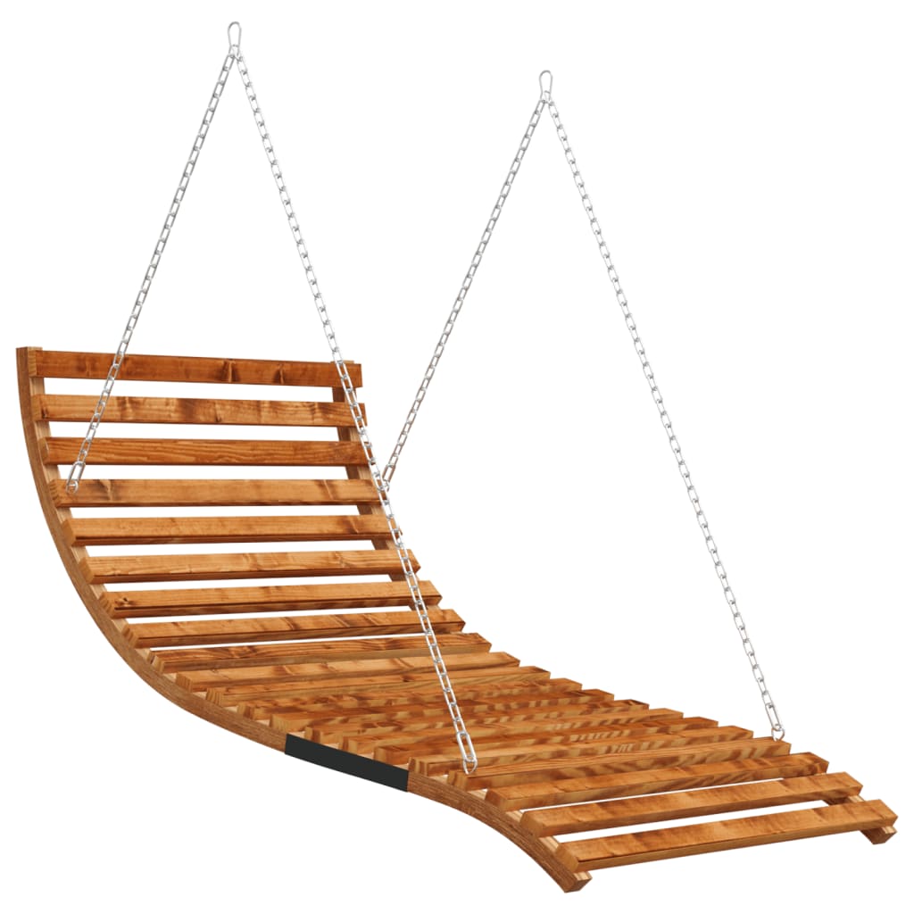 Bett-Schaukel Bugholz Massiv Mit Teak-Finish 115X147X46 Cm Grau