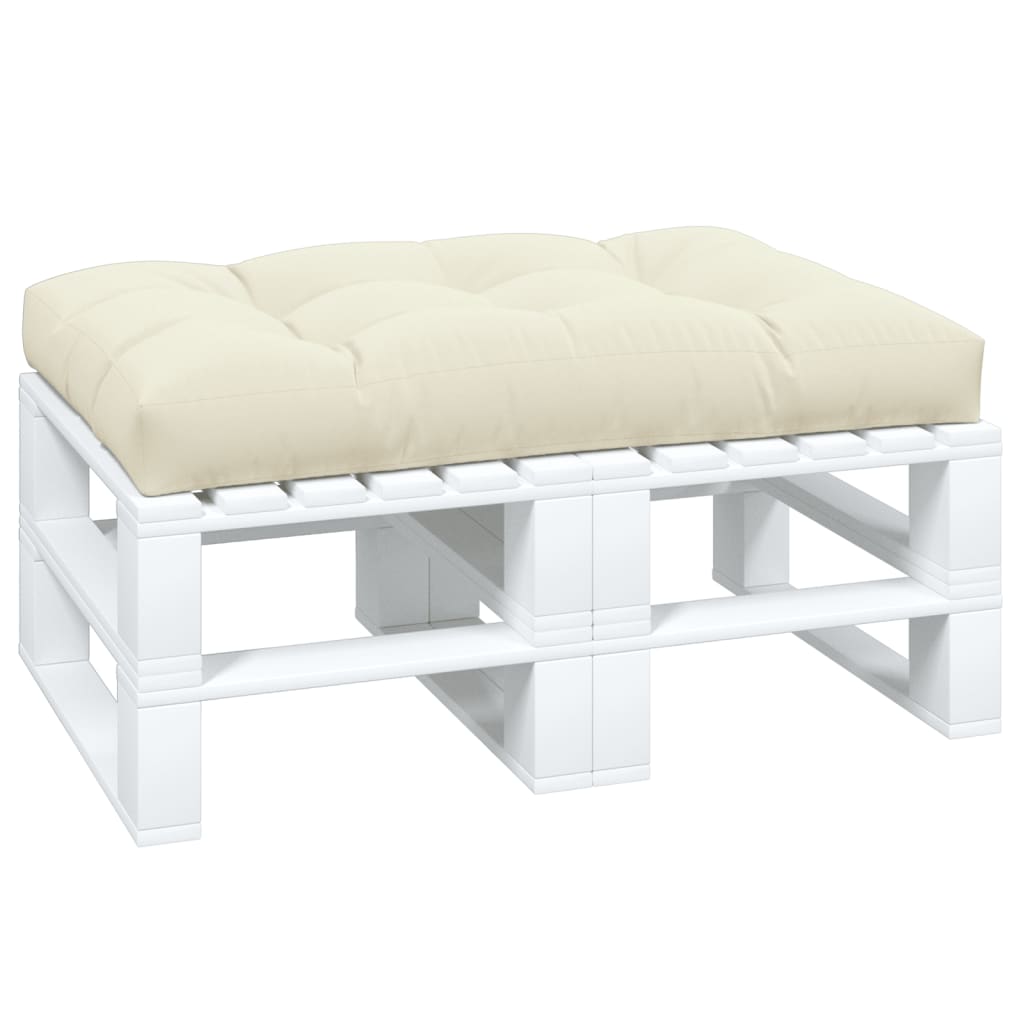 Palettenkissen Stoff Creme