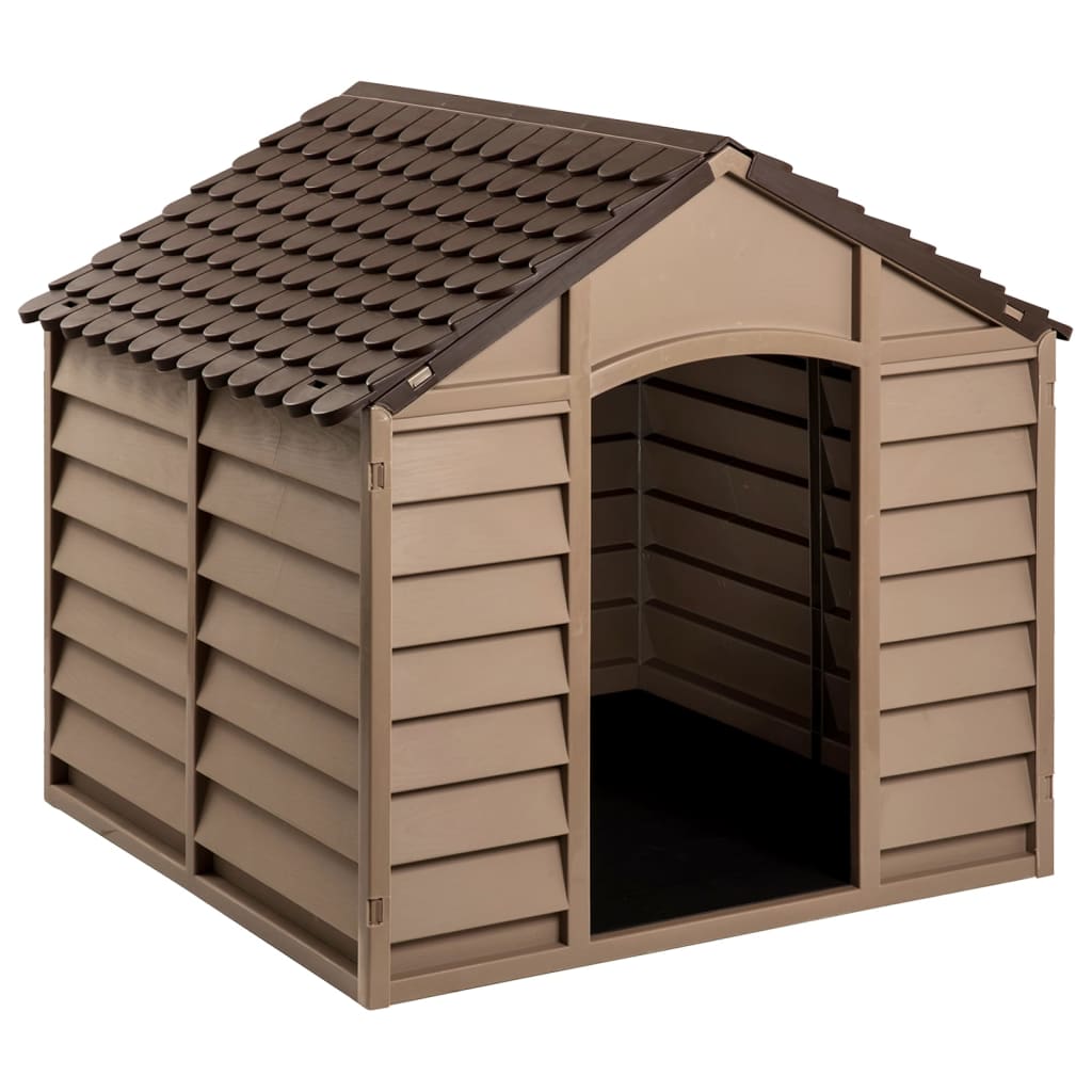 Hundehütte Braun Polypropylen