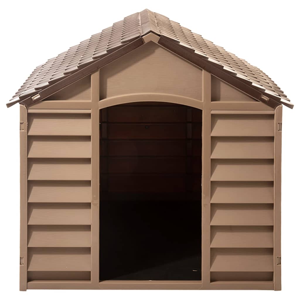 Hundehütte Braun Polypropylen
