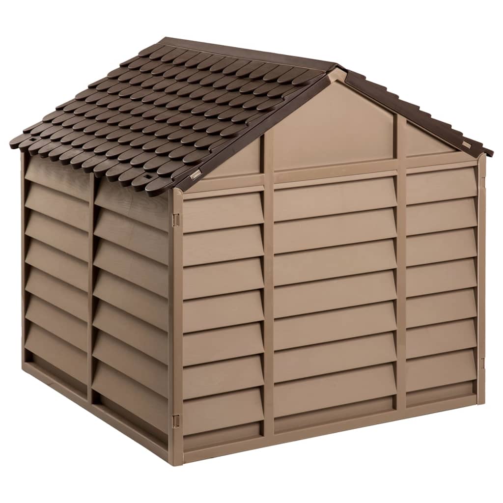 Hundehütte Braun Polypropylen