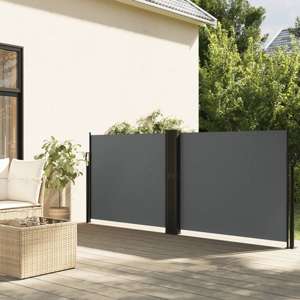 Seitenmarkise Ausziehbar Anthrazit
