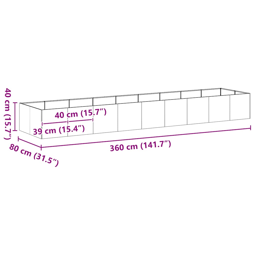 Pflanzkübel Edelstahl