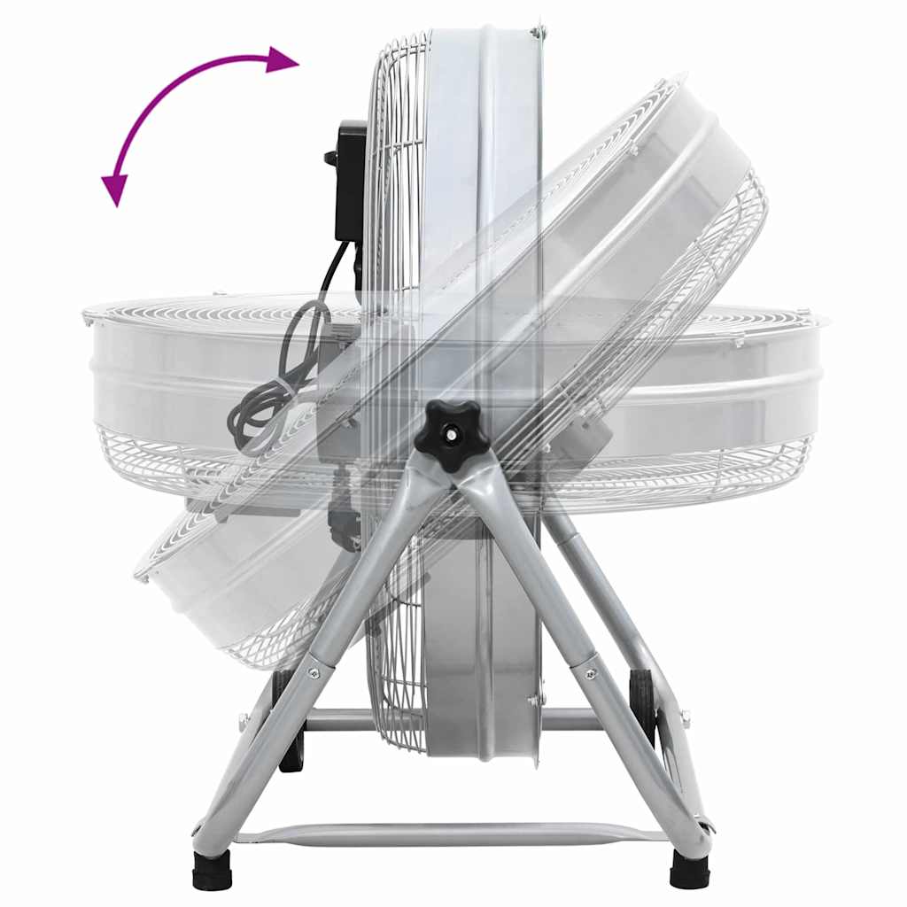 Trommelventilator Mit Rad 73 X 42 X 70 Cm Aluminium
