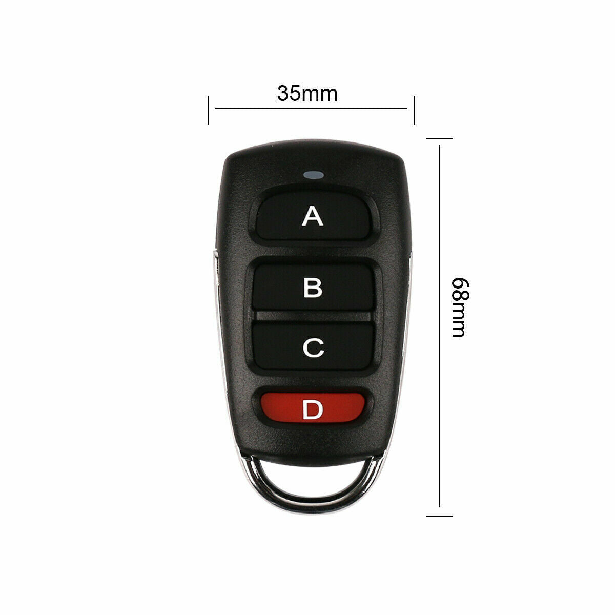 2/4X 433Mhz Universal Garagentor Fernbedienung Komplett-Set Handsender Garagento