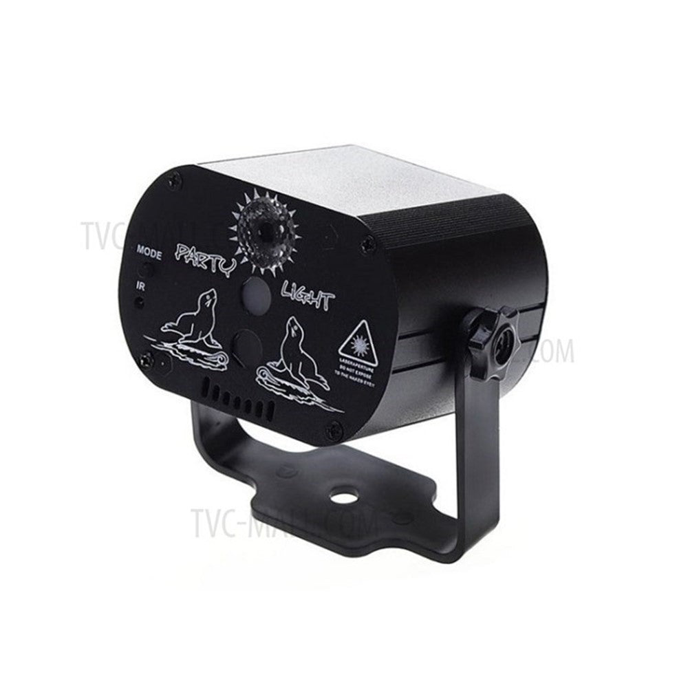 USB Laser Projector LED Disco Light 60 Patterns Party Sound Light Remote