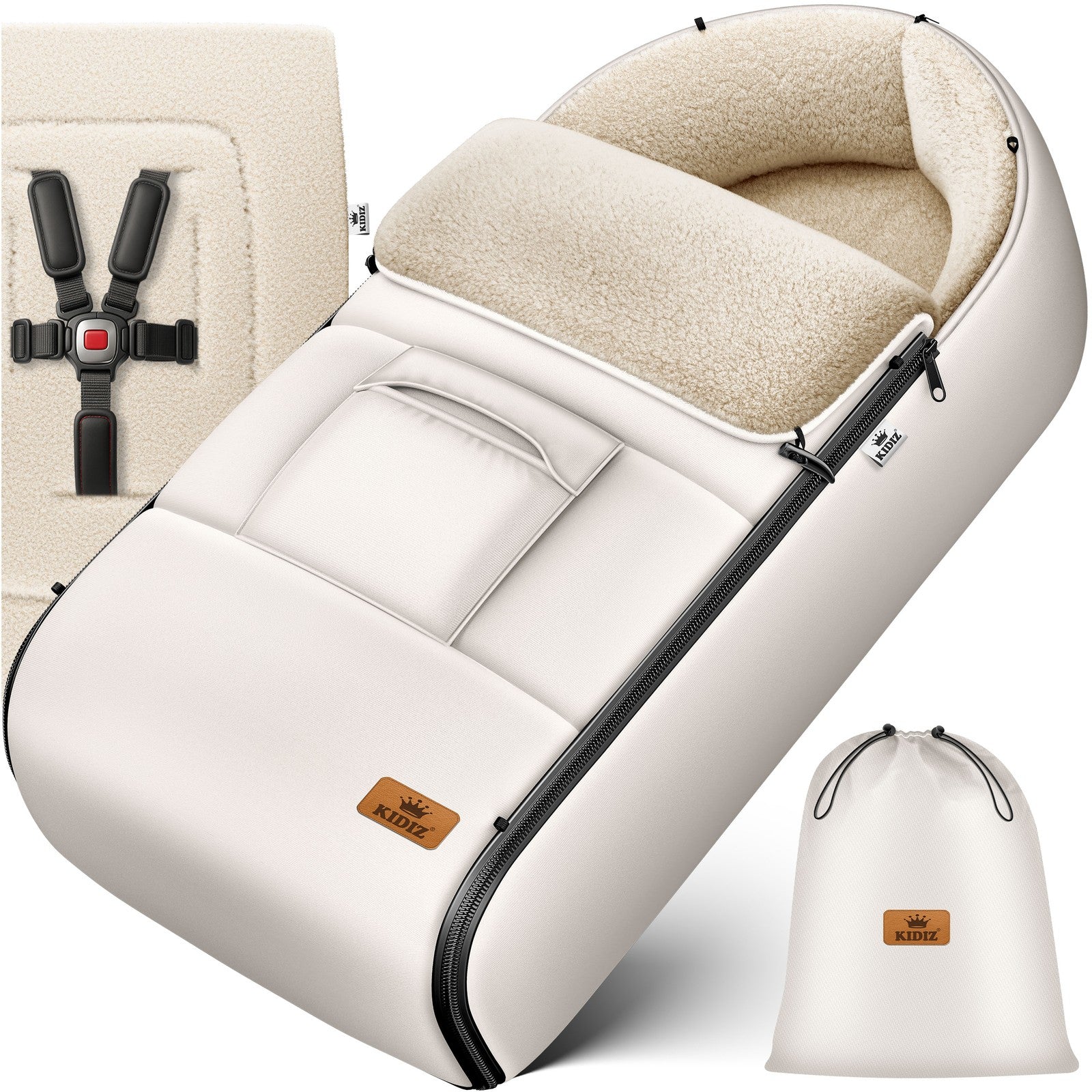 KIDIZ® Babyfußsack Baby Winterfußsack Kinderwagenfuß